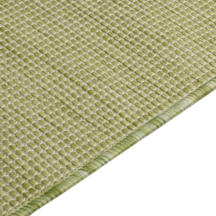 Covor de exterior, verde, 100x200 cm, țesătură plată WALTI