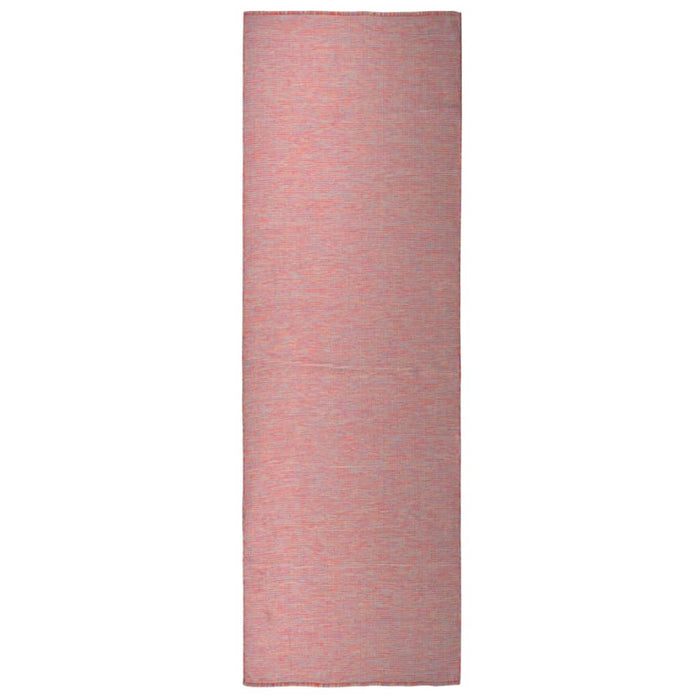 Covor de exterior, roșu, 80x250 cm, țesătură plată WALTI