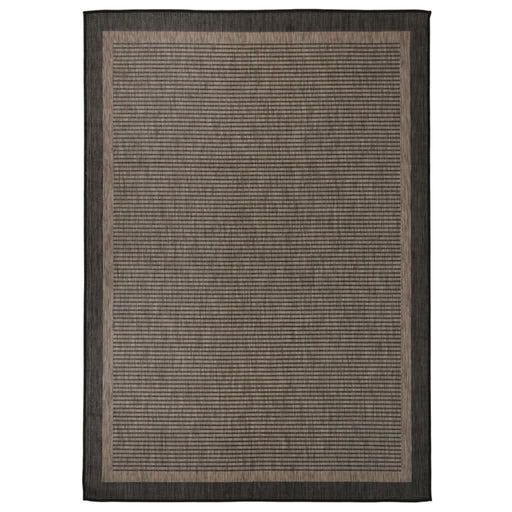 Covor de exterior, maro închis, 140x200 cm, țesătură plată - WALTI WALTI