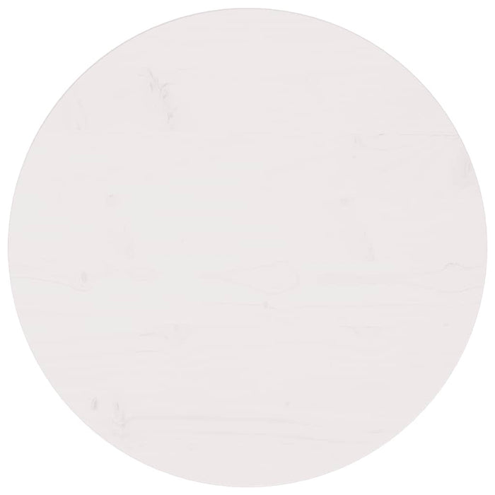 Blat de masă, alb, Ø60x2,5 cm, lemn masiv de pin - WALTI WALTI