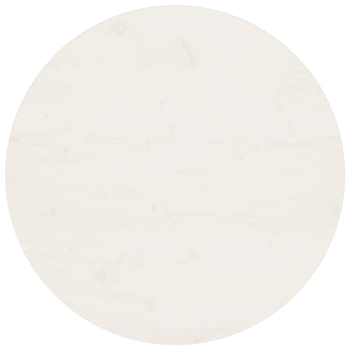 Blat de masă, alb, Ø70x2,5 cm, lemn masiv de pin - WALTI WALTI