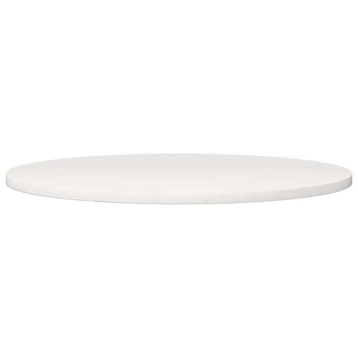 Blat de masă, alb, Ø80x2,5 cm, lemn masiv de pin - WALTI WALTI
