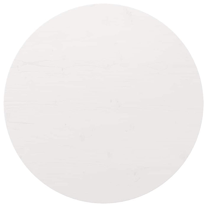 Blat de masă, alb, Ø90x2,5 cm, lemn masiv de pin - WALTI WALTI