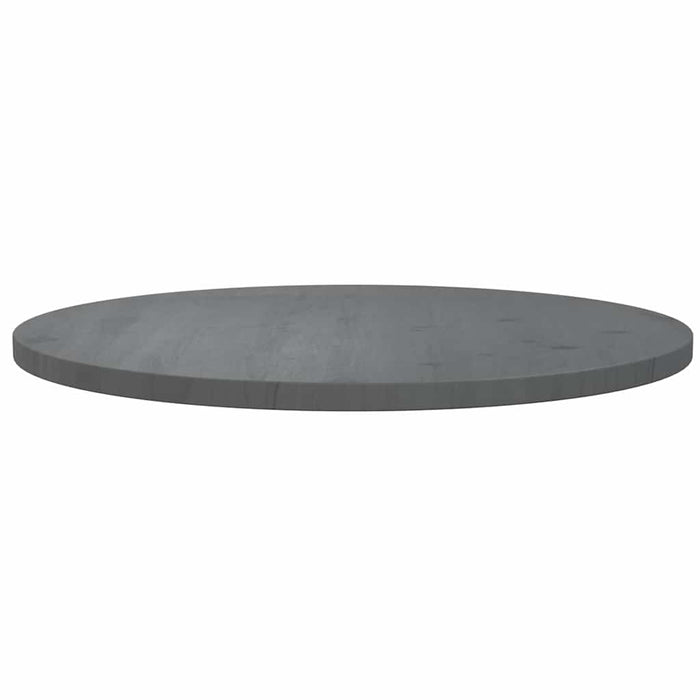 Blat de masă, gri, Ø70x2,5 cm, lemn masiv de pin WALTI