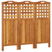Paravan de cameră 3 panouri 121,5x2x115 cm lemn masiv de acacia - WALTI WALTI