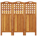 Paravan de cameră 3 panouri 121,5x2x115 cm lemn masiv de acacia - WALTI WALTI