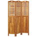 Paravan de cameră 3 panouri 121,5x2x180 cm lemn masiv de acacia - WALTI WALTI