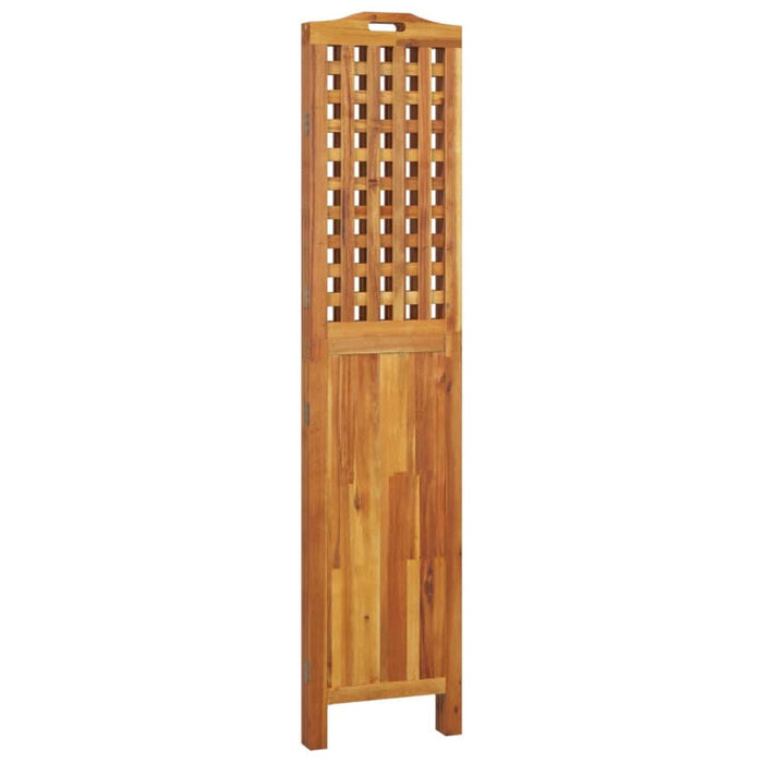 Paravan de cameră 3 panouri 121,5x2x180 cm lemn masiv de acacia - WALTI WALTI