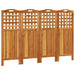 Paravan de cameră 4 panouri 162x2x115 cm lemn masiv de acacia - WALTI WALTI