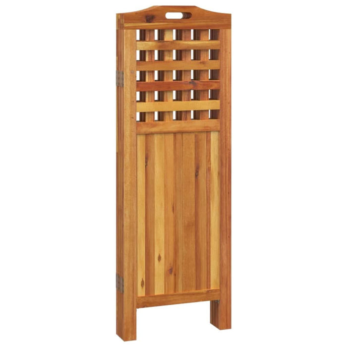 Paravan de cameră 4 panouri 162x2x115 cm lemn masiv de acacia - WALTI WALTI