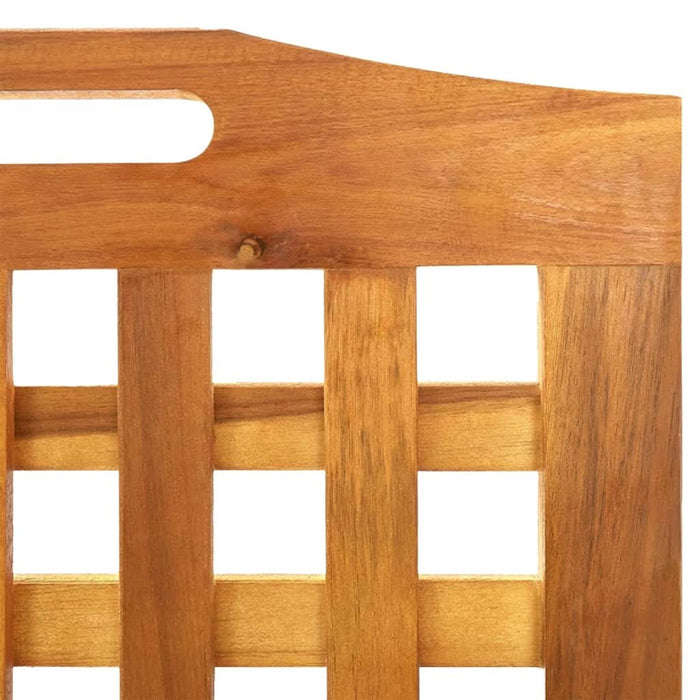 Paravan de cameră 4 panouri 162x2x115 cm lemn masiv de acacia - WALTI WALTI