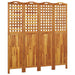 Paravan de cameră 4 panouri 162x2x180 cm lemn masiv de acacia - WALTI WALTI