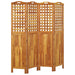Paravan de cameră 4 panouri 162x2x180 cm lemn masiv de acacia - WALTI WALTI