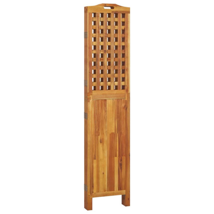 Paravan de cameră 4 panouri 162x2x180 cm lemn masiv de acacia - WALTI WALTI