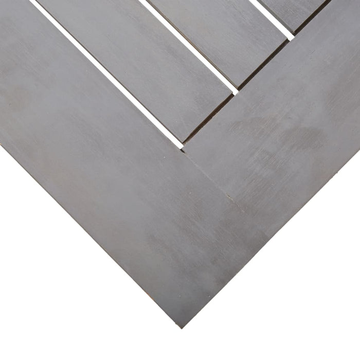 Masă de grădină, gri, 200x100x75 cm, lemn masiv de acacia - WALTI WALTI