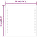 Oglindă cu LED de baie, 30x30 cm - WALTI WALTI
