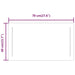 Oglindă de baie cu LED, 70x40 cm - WALTI WALTI