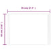 Oglindă de baie cu LED, 70x50 cm - WALTI WALTI