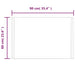Oglindă de baie cu LED, 90x60 cm - WALTI WALTI