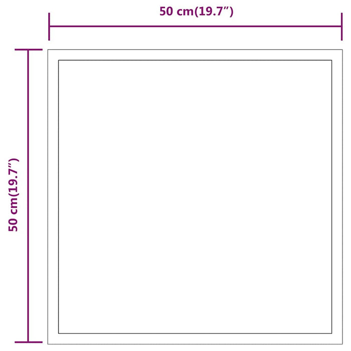 Oglindă de baie cu LED, 50x50 cm - WALTI WALTI
