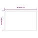 Oglindă de baie cu LED, 80x50 cm - WALTI WALTI