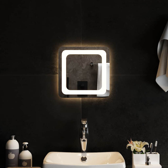 Oglindă cu LED de baie, 30x30 cm WALTI