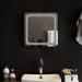 Oglindă de baie cu LED, 40x40 cm - WALTI WALTI