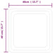 Oglindă de baie cu LED, 40x40 cm - WALTI WALTI