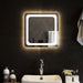 Oglindă de baie cu LED, 40x40 cm - WALTI WALTI