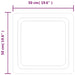 Oglindă de baie cu LED, 50x50 cm - WALTI WALTI