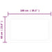 Oglindă de baie cu LED, 100x60 cm - WALTI WALTI