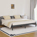 Cadru de pat, gri, 200x200 cm, lemn masiv de pin - WALTI WALTI