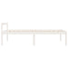 Pat pentru seniori single, alb, 90x190 cm, lemn masiv de pin - WALTI WALTI