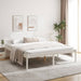 Pat pentru seniori super king, alb, 180x200 cm, lemn masiv pin - WALTI WALTI