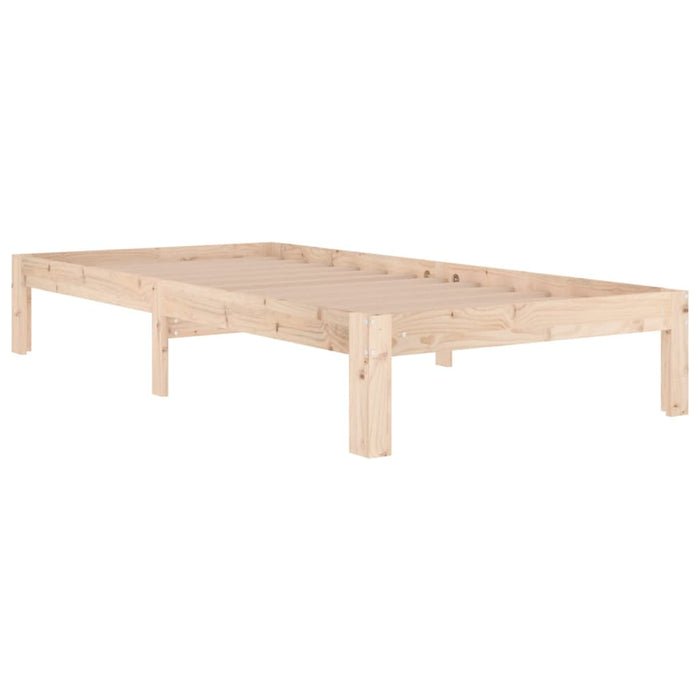 Cadru de pat single, 90x190 cm, lemn masiv - WALTI WALTI