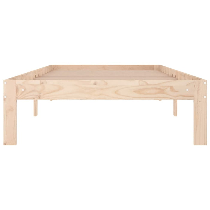 Cadru de pat single, 90x190 cm, lemn masiv - WALTI WALTI