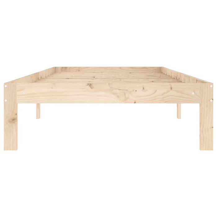 Cadru de pat, 90x200 cm, lemn masiv de pin WALTI