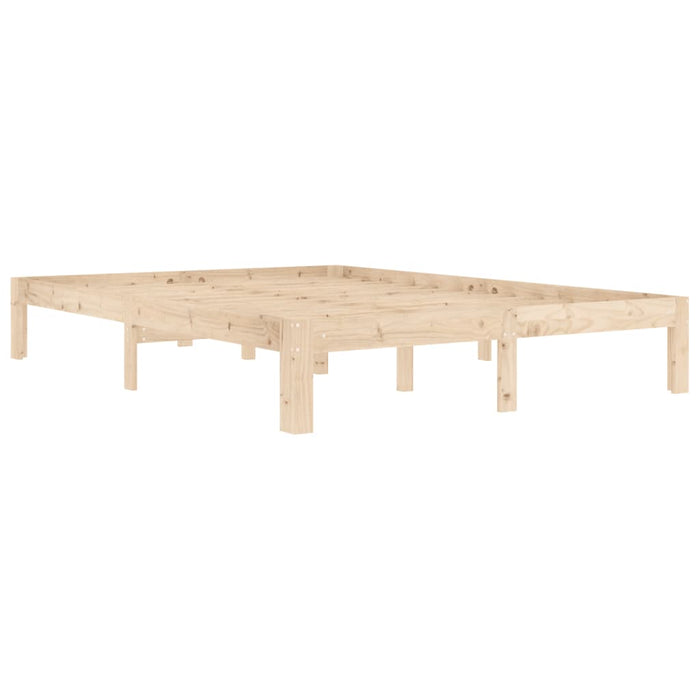 Cadru de pat, 140x200 cm, lemn masiv de pin - WALTI WALTI