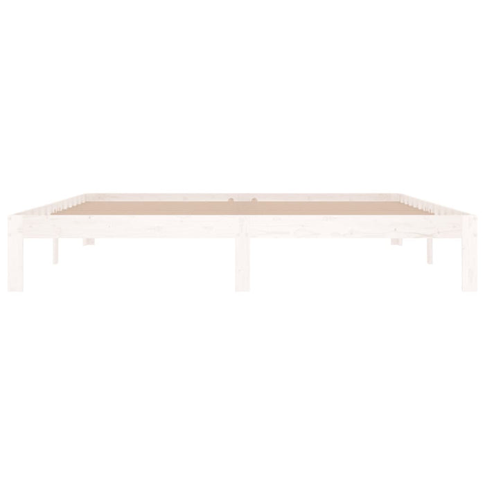 Cadru de pat Super King, alb, 180x200 cm, lemn masiv - WALTI WALTI