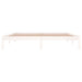 Cadru de pat Super King, alb, 180x200 cm, lemn masiv - WALTI WALTI
