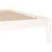 Cadru de pat Super King, alb, 180x200 cm, lemn masiv - WALTI WALTI