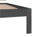 Cadru de pat, gri, 90x200 cm, lemn masiv de pin - WALTI WALTI