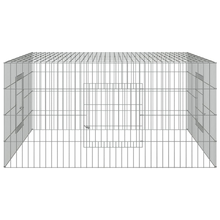 Cușcă pentru iepuri, 110x110x55 cm, fier galvanizat - WALTI WALTI