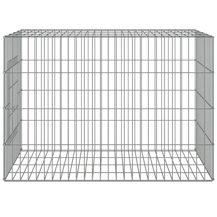 Cușcă pentru iepuri, 78x54x54 cm, fier galvanizat - WALTI WALTI