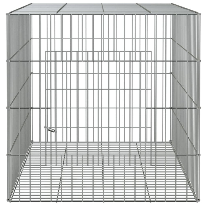 Cușcă pentru iepuri, 78x54x54 cm, fier galvanizat - WALTI WALTI