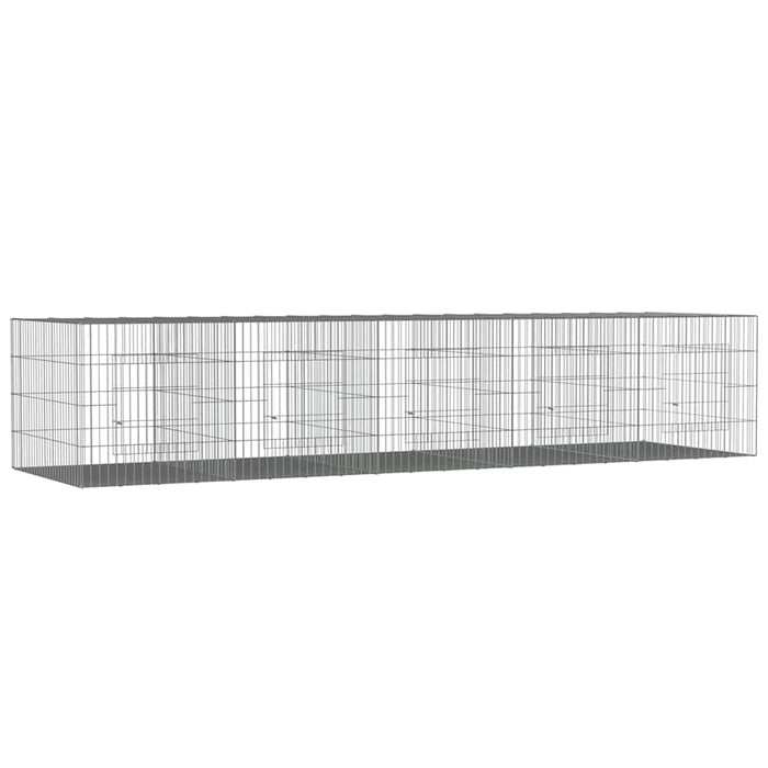 Cușcă pentru iepuri, 5 panouri, 217x79x54 cm, fier galvanizat WALTI