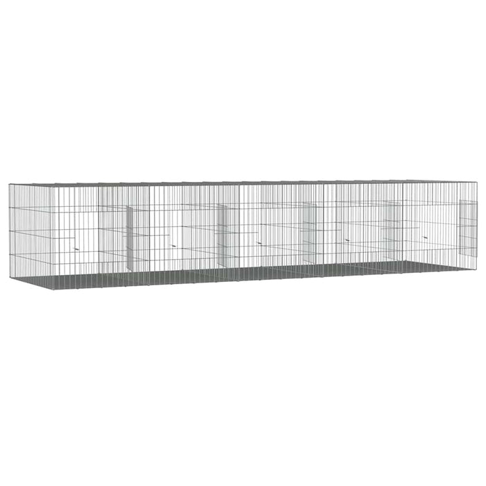 Cușcă pentru iepuri, 5 panouri, 217x79x54 cm, fier galvanizat WALTI