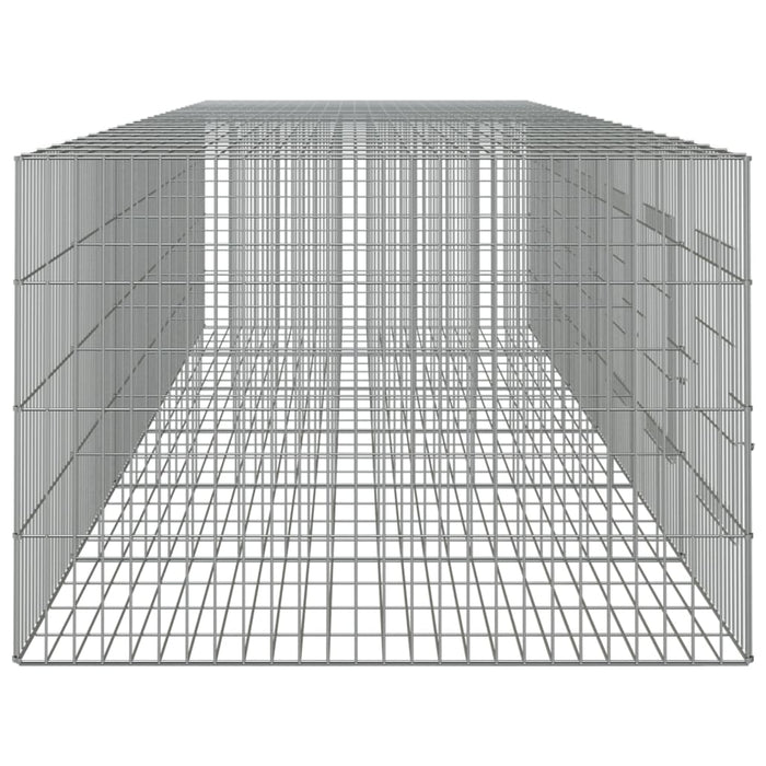 Cușcă pentru iepuri, 6 panouri, 327x79x54 cm, fier galvanizat WALTI