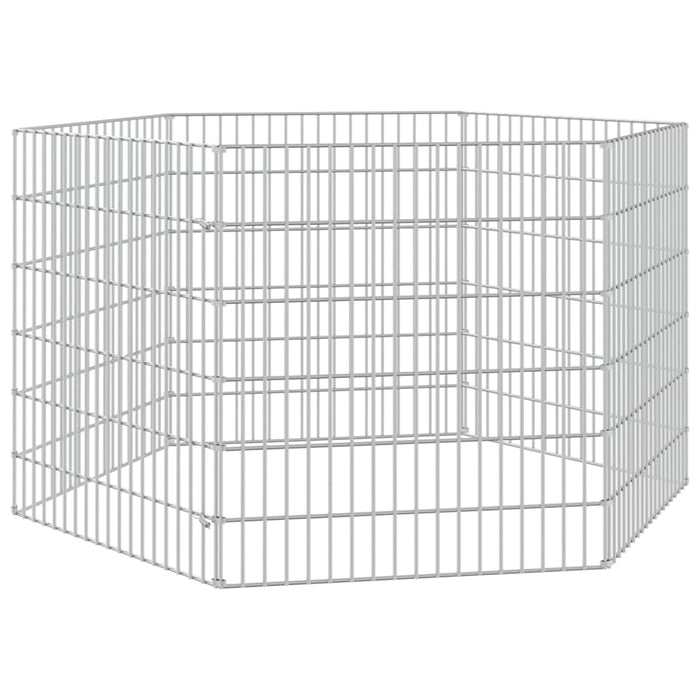 Adăpost pentru animale cu 6 panouri, 54x60 cm, fier galvanizat WALTI