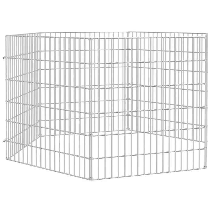 Adăpost pentru animale cu 6 panouri, 54x60 cm, fier galvanizat WALTI